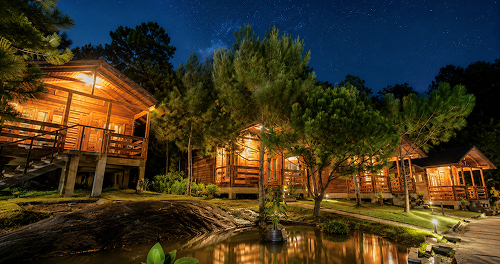 pine wood cottage
